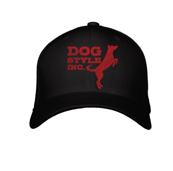 Jumping Dog Flexfit Hat - Black Jumping Dog Flexfit Hat - Black