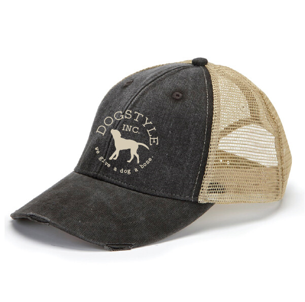 Dogstyle Distressed Trucker Cap Dogstyle Distressed Trucker Cap