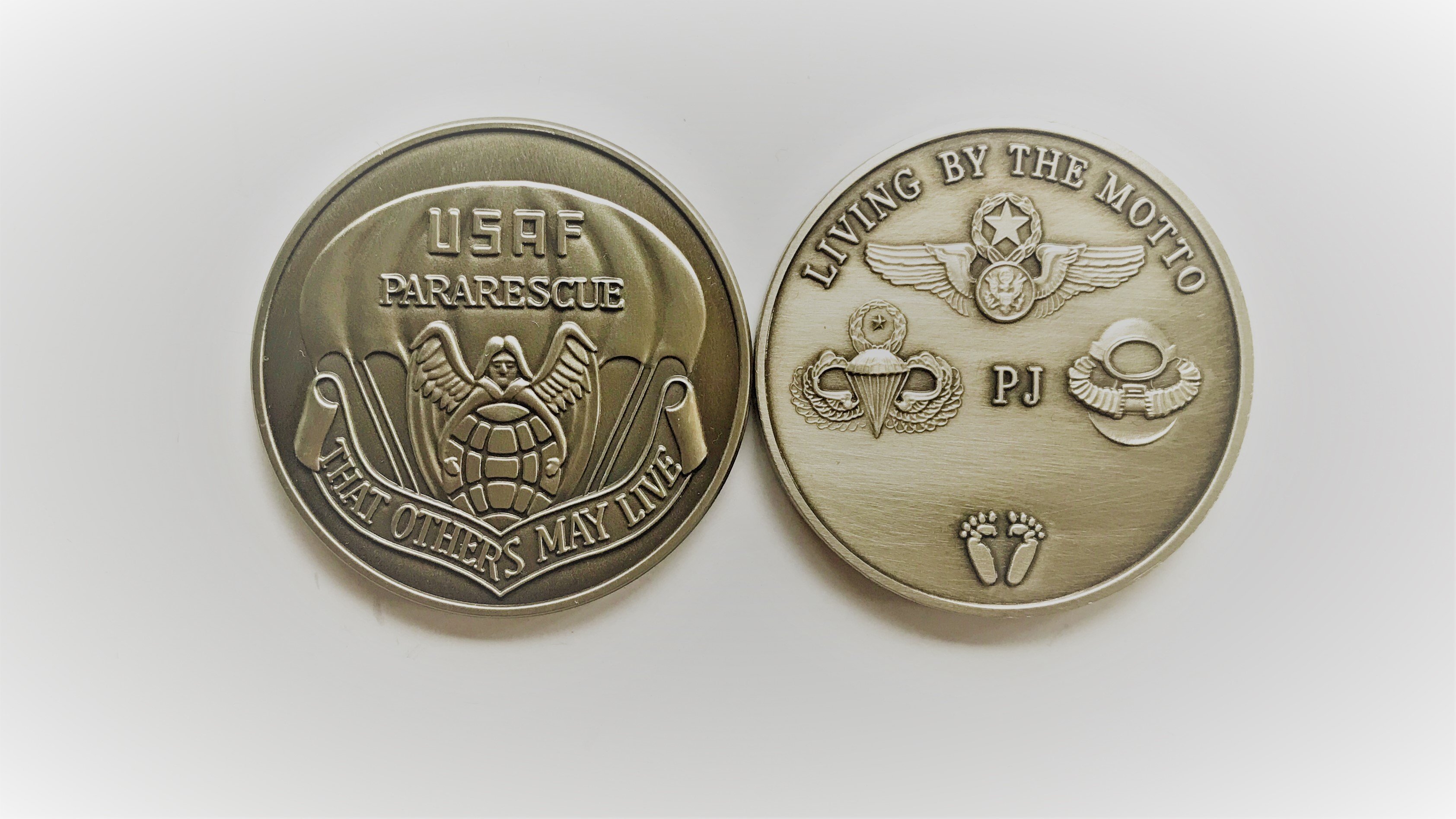 pja/ PJ Challenge Coin - Peweter 01-0029
