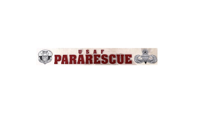 dsp/ Pararescue Window Sticker - 16" Long X 2" Wide