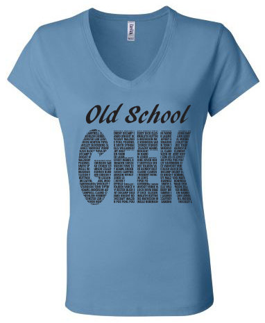 Old School Geek T-Shirt (Women's) 00017