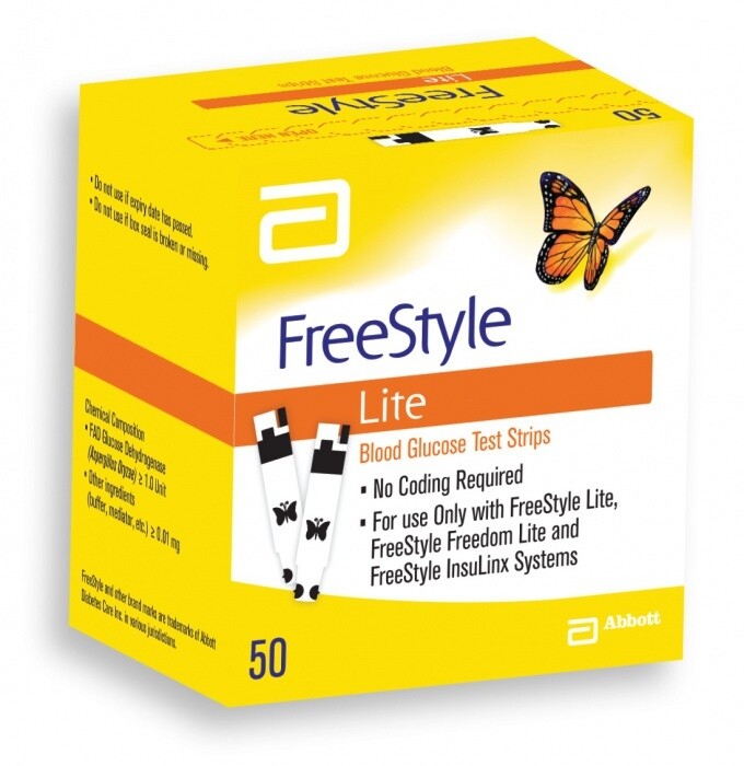 Тест полоски FreeStyle Lite №50 Тест полоски FreeStyle Lite №50