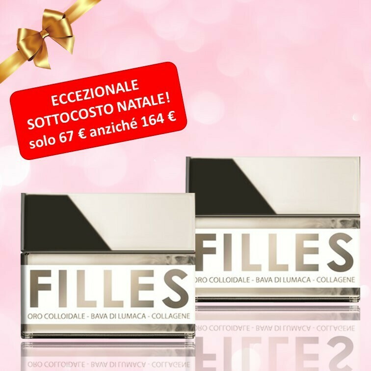 2 PEZZI x FILLES La Crema FERMATEMPO 50 ml - Oro Colloidale, Bava di Lumaca e Collagene 2 PEZZI x FILLES La Crema FERMATEMPO 50 ml - Oro Colloidale, Bava di Lumaca e Collagene
