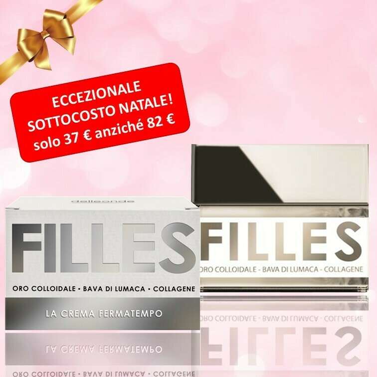 FILLES La Crema FERMATEMPO 50 ml - Oro Colloidale, Bava di Lumaca e Collagene FILLES La Crema FERMATEMPO 50 ml - Oro Colloidale, Bava di Lumaca e Collagene