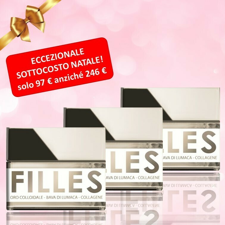 3 PEZZI x FILLES La Crema FERMATEMPO 50 ml - Oro Colloidale, Bava di Lumaca e Collagene 3 PEZZI x FILLES La Crema FERMATEMPO 50 ml - Oro Colloidale, Bava di Lumaca e Collagene