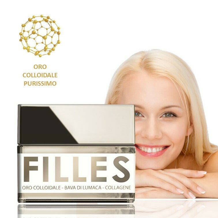 FILLES La Crema FERMATEMPO 50 ml - Oro Colloidale, Bava di Lumaca e Collagene FILLES La Crema FERMATEMPO 50 ml - Oro Colloidale, Bava di Lumaca e Collagene