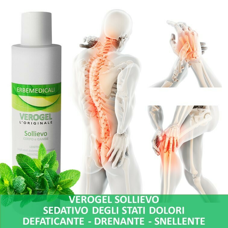 VEROGEL SOLLIEVO GAMBE E CORPO 200 ML VEROGEL SOLLIEVO GAMBE E CORPO 200 ML