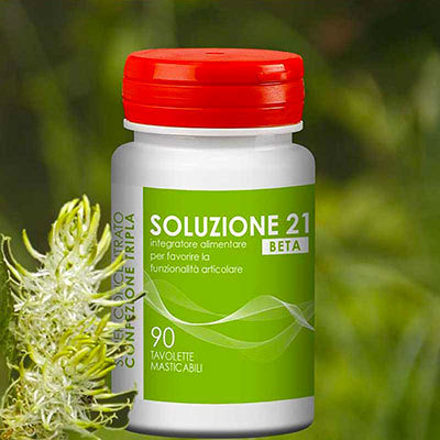 SOLUZIONE 21 BETA - 90 Compresse - A base di Acido Ialuronico e Artiglio del Diavolo SOL0002