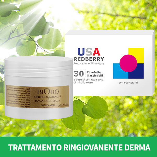 TRATTAMENTO RINGIOVANENTE DERMA: 1 CREMA BIORO + 1 USA REDBERRY KAR0001