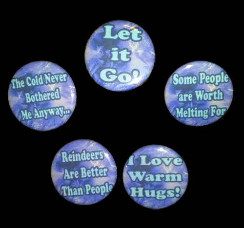 Frozen-Themed Button Set BD-001