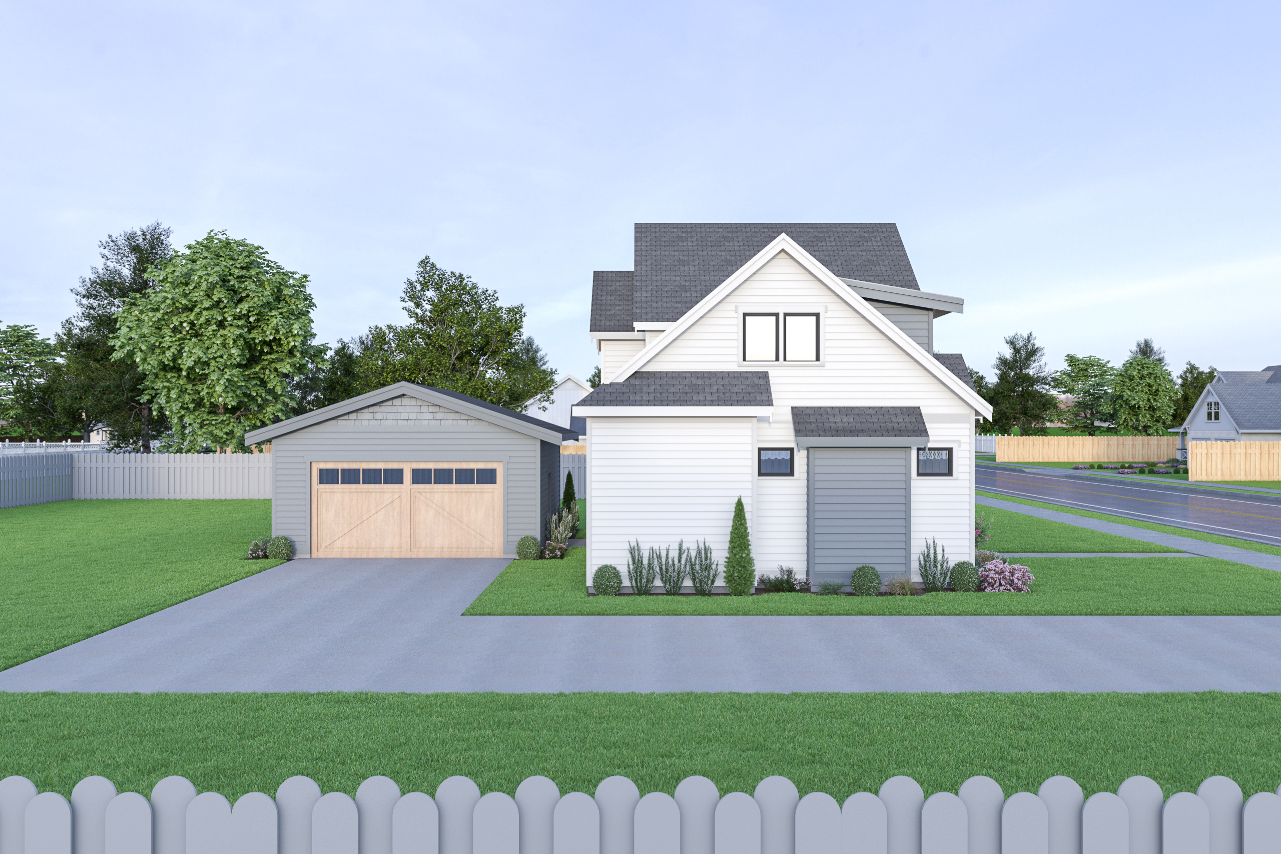 Contemporary Farmhouse 834