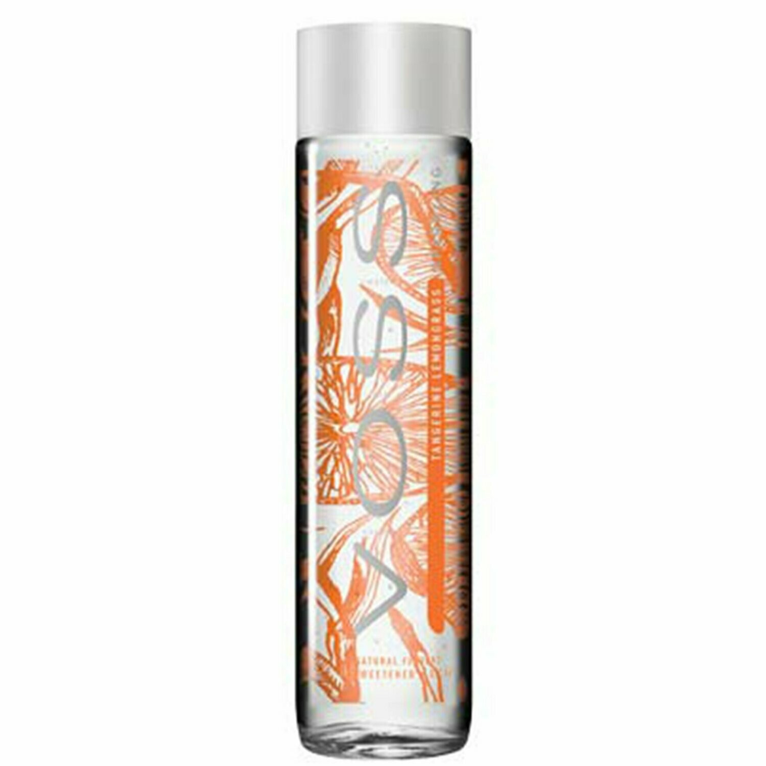 VOSS Artesian Sparkling Water, Tangerine Lemongrass, 375 ml Glass