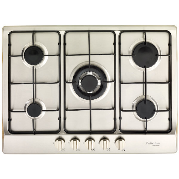 Tb75gwss 3 70cm Technika 5 Burner Gas Cooktop Wok