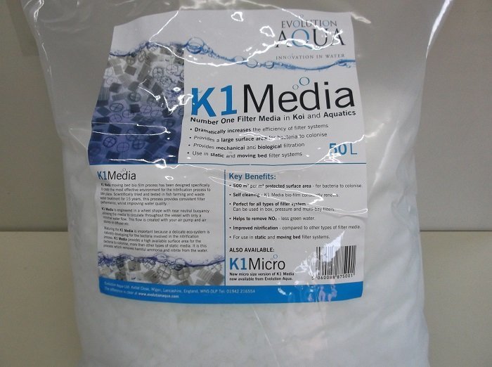 K1 Filter Media  Evolution Aqua Bio Media