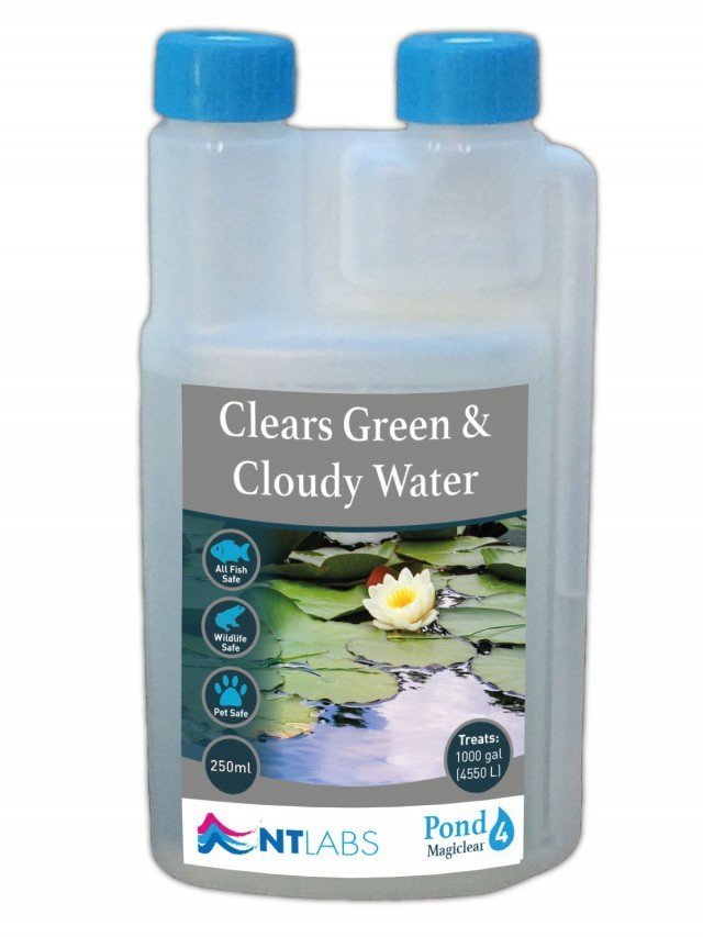 Clears Green and Cloudy water NT Labs Magiclear