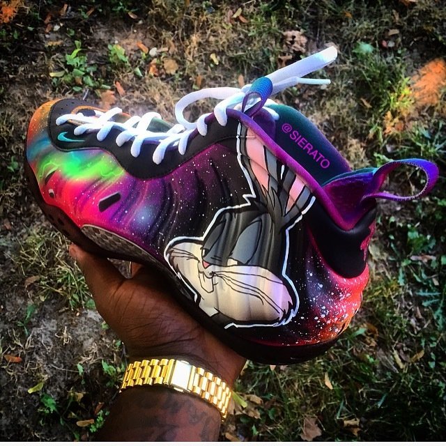 nike foamposite space