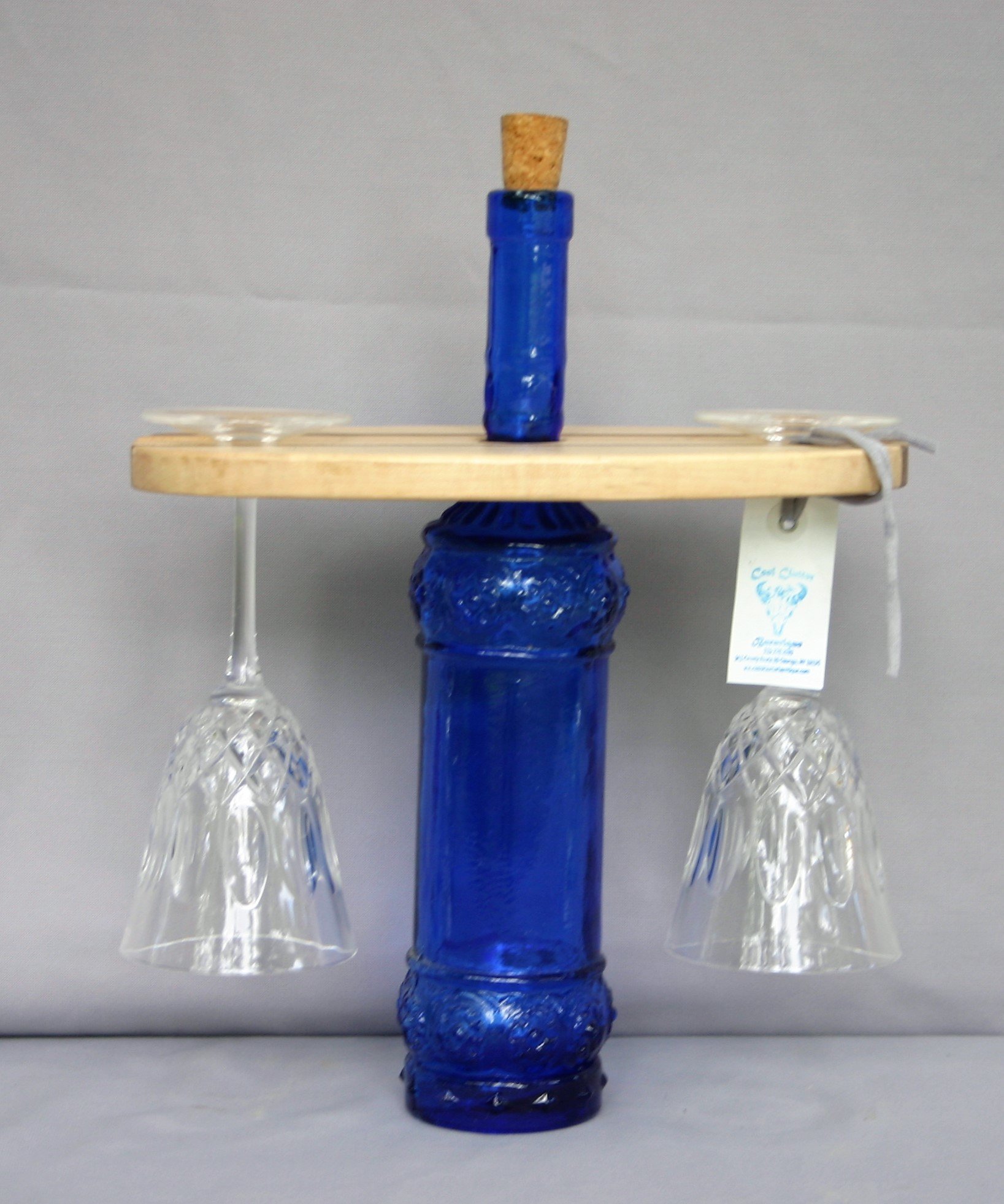 Wine Glass/Bottle Holder 00037