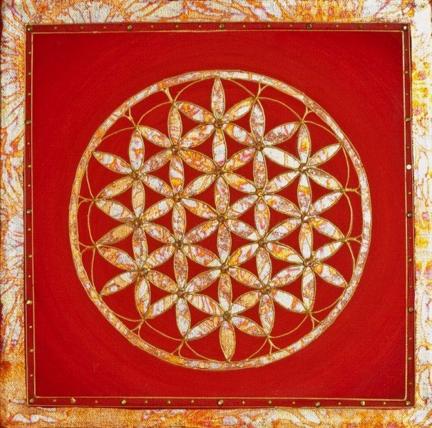 Tangerine Flower of Life 00065