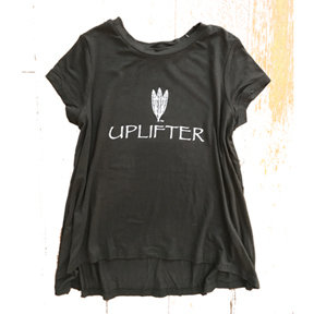 Youth Long Shirt: UPLIFTER: Black: Sizes S, M, L, XL uplongblack-s