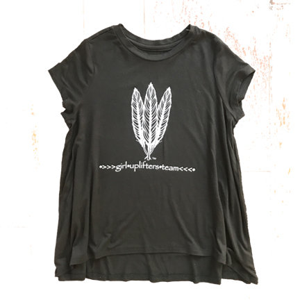 Youth Long Shirt: GUT LOGO: Black: Sizes S, M, L, XL gutlongblack-s