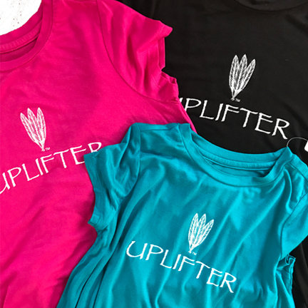 Youth Long Shirt: UPLIFTER: Pink: Sizes M, L, XL