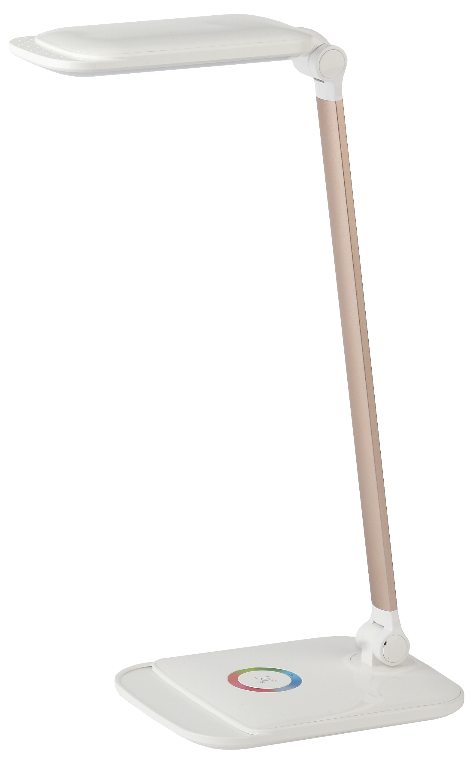 ЭРА белый с золотом наст.светильник NLED-460-14W-W-G