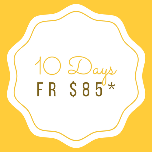 10 Days (5 days week) 10 Days