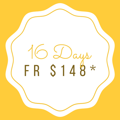 16 Days (4 days/ Week) 16 Days
