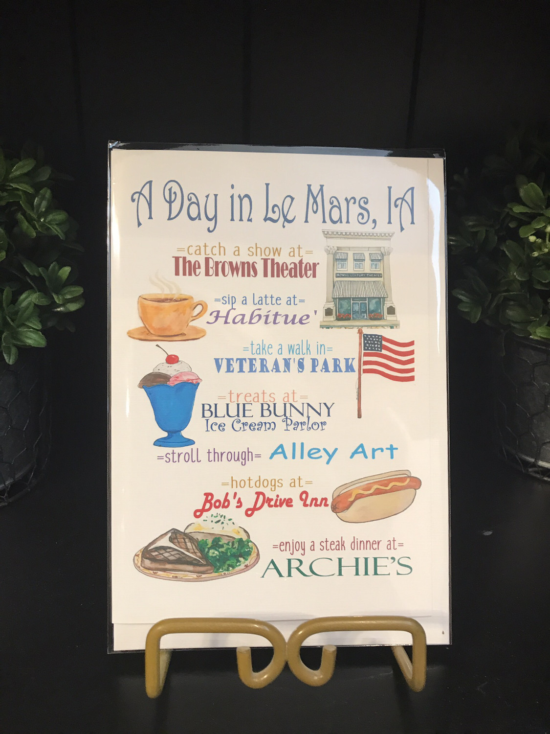 A Day In Le Mars Greeting Card A Day In Le Mars Greeting Card