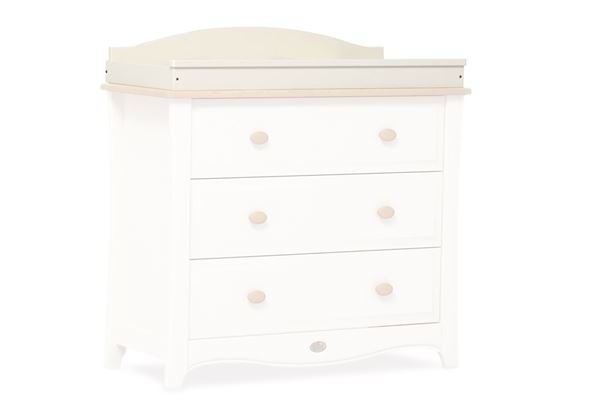 Boori Bell Curved Changing Station For Provence 3 Drawer Dresser