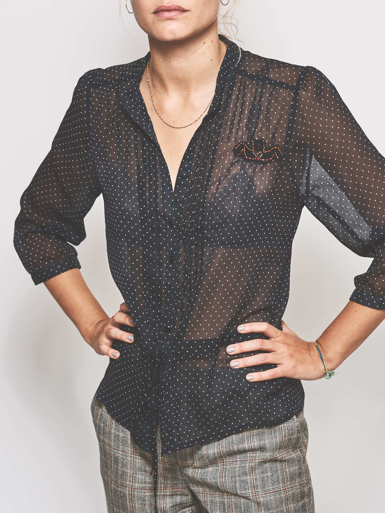 The Spotted Shirt with Logo