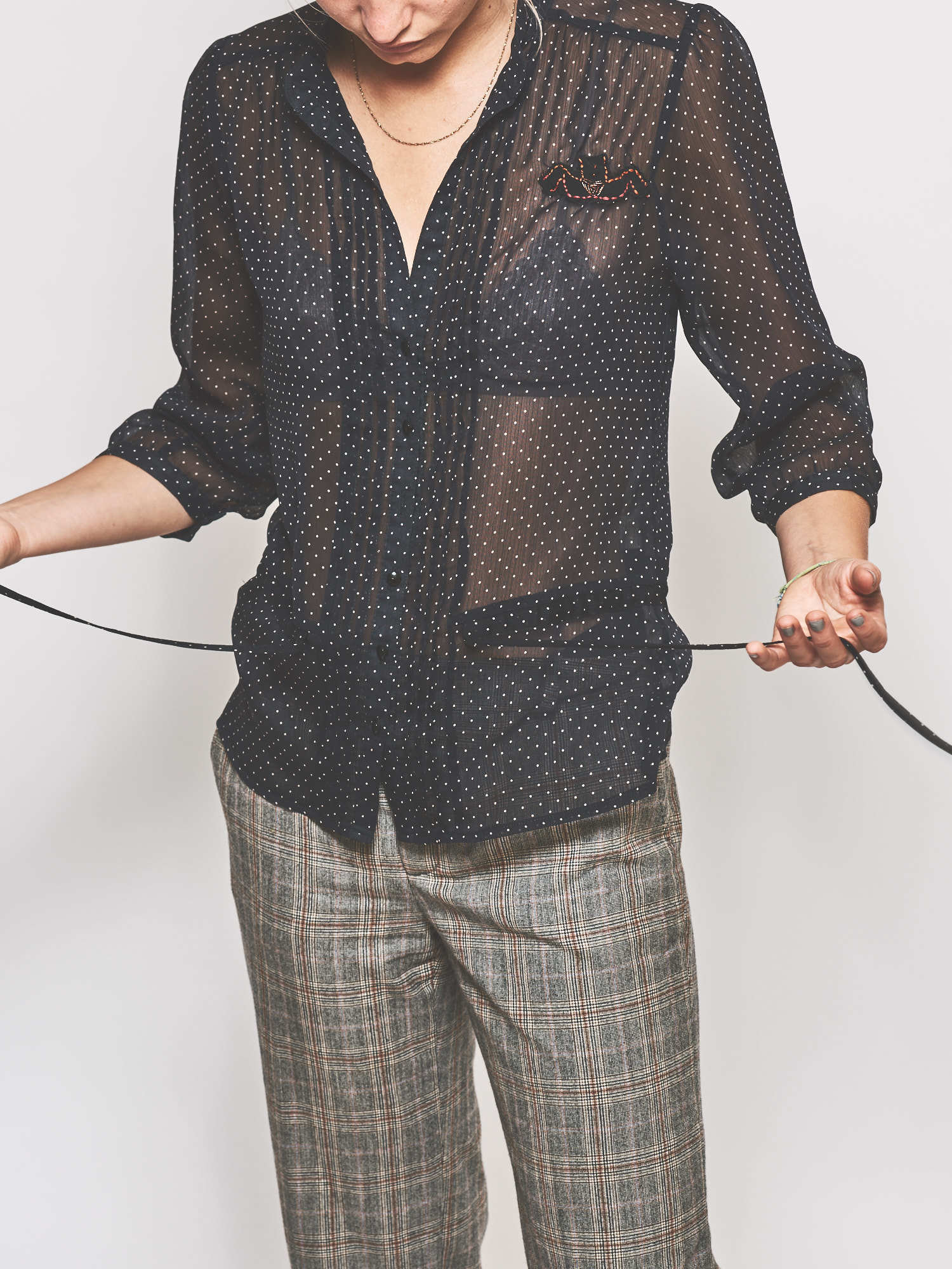 The Spotted Shirt with Logo