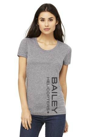 Bailey Helicopter's Women's T-Shirt Grey Triblend Grey Triblend
