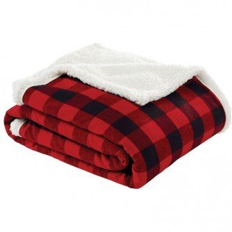 Bailey Helicopters Lumberjack Sherpa Throw