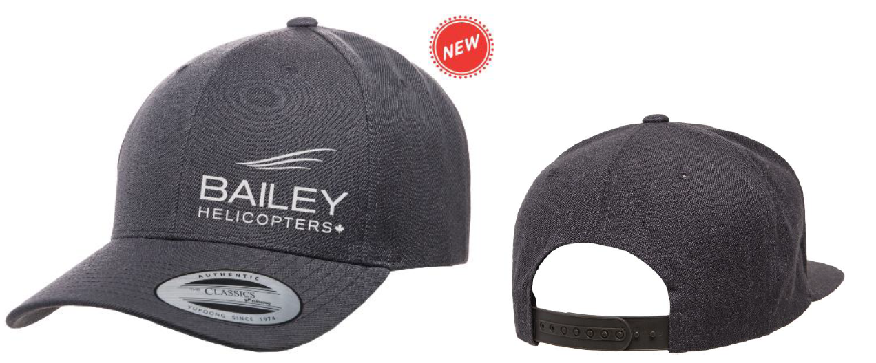 Bailey Helicopters Yupoong Premium Curved Visor Snapback
