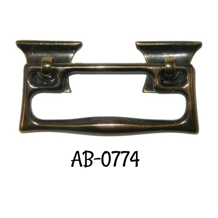 Drawer Pull Antiqued Brass Mission Oak Style Drawer Pull Arts
