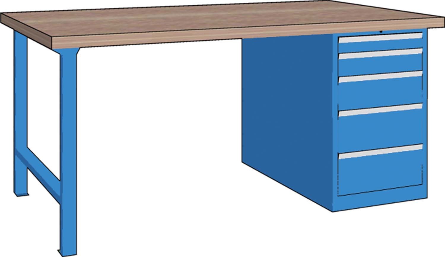 Banco da lavoro della LINEA TOP 150/5 ML 150 05
