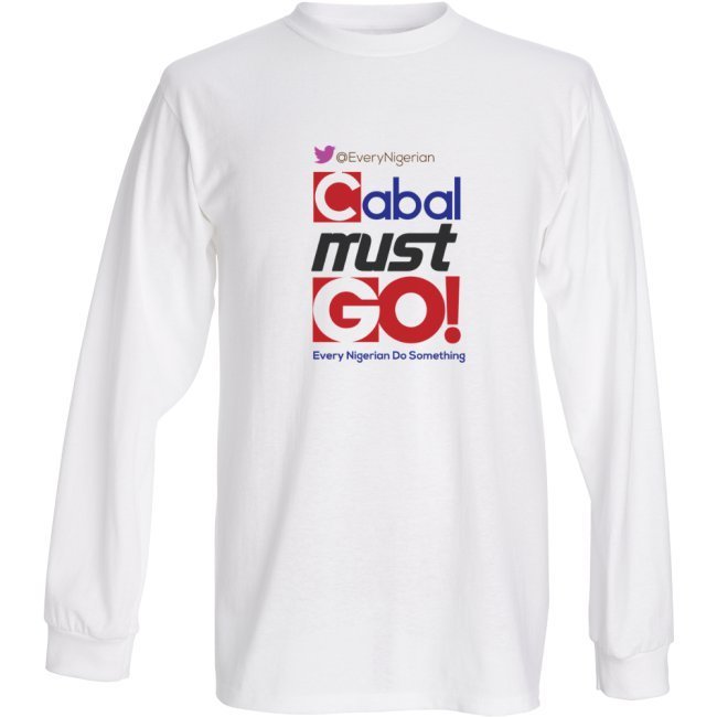 Cabal Must Go Sweat-shirt Colored on White/Grey 00004