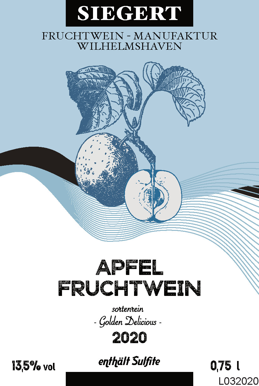 Apfelwein - Golden Delicious - 2020 (0,75l - 14,0% vol.) Apfelwein - Golden Delicious - 2020 (0,75l - 14,0% vol.)