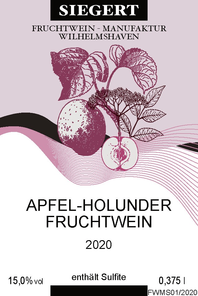 Apfel-Holunderblütenwein (0,375l - 15,0% vol.) Apfel-Holunderblütenwein (0,375l - 15,0% vol.)
