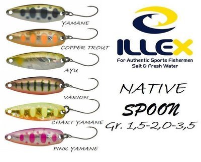 Ondulante NATIVE SPOON - Trout Area - ILLEX Ondulante NATIVE SPOON - Trout Area - ILLEX