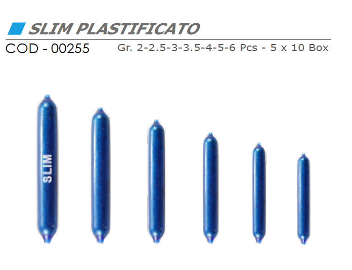 Piombo SLIM PLASTIFICATO - VINCENT 00255