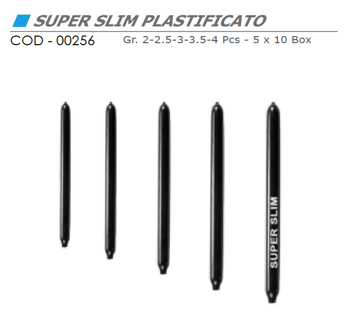 Piombo SUPER SLIM PLASTIFICATO - VINCENT 00256