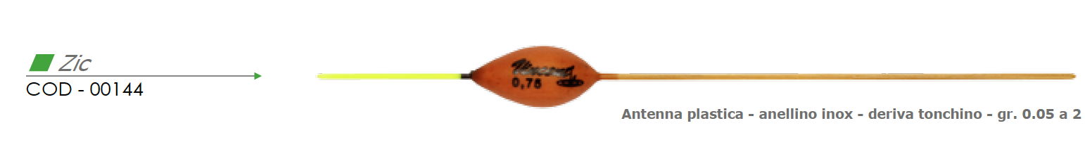 Galleggiante ZIC - VINCENT 00144