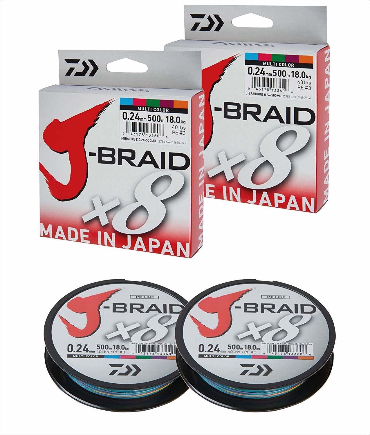 Filo J-Braid X8 - 500 Mt Multicolor - DAIWA