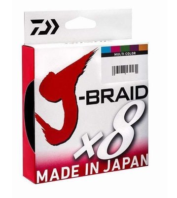 Filo J-Braid X8 - 500 Mt Multicolor - DAIWA Filo J-Braid X8 - 500 Mt Multicolor - DAIWA