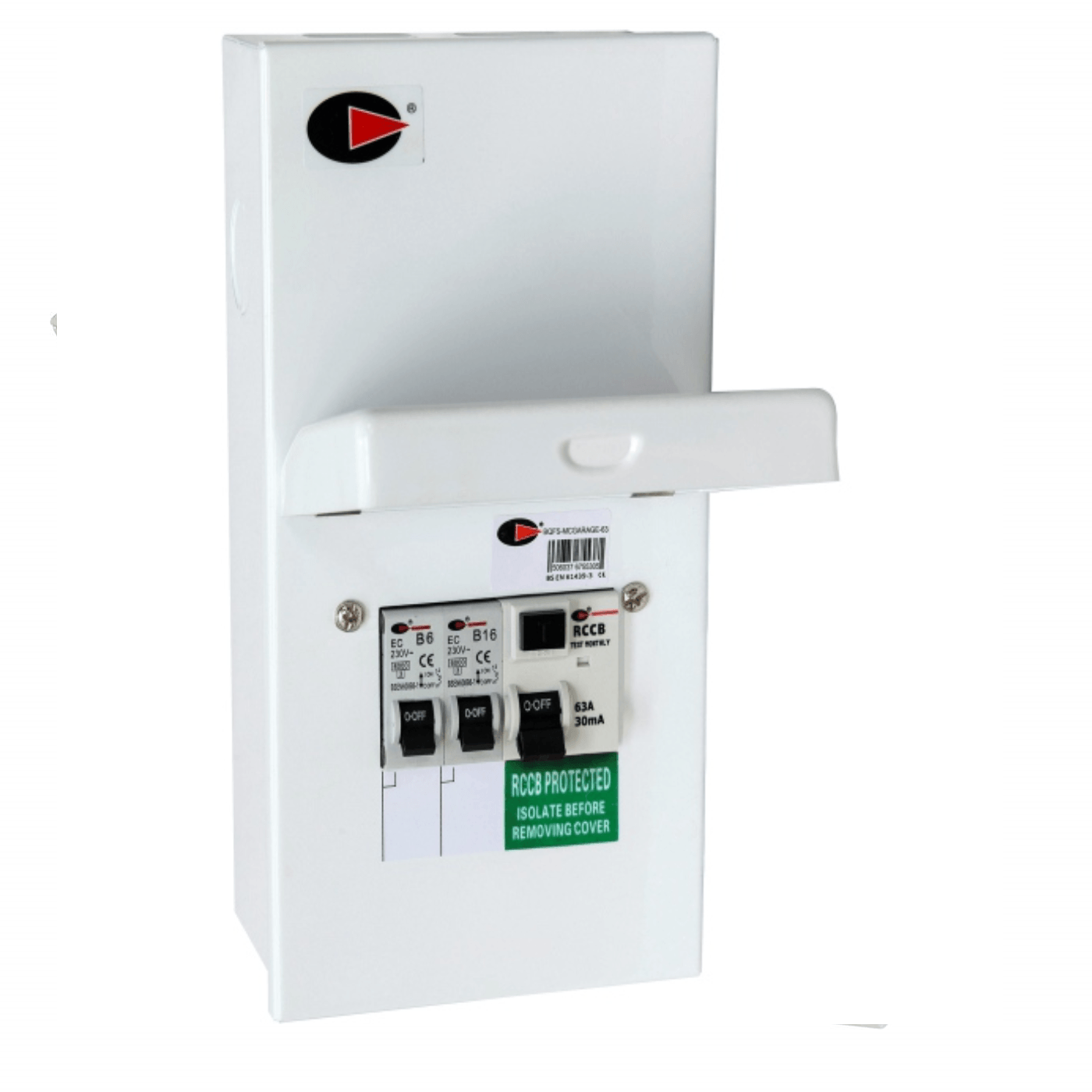 2 Way Rcd Garage Consumer Unit Lewden