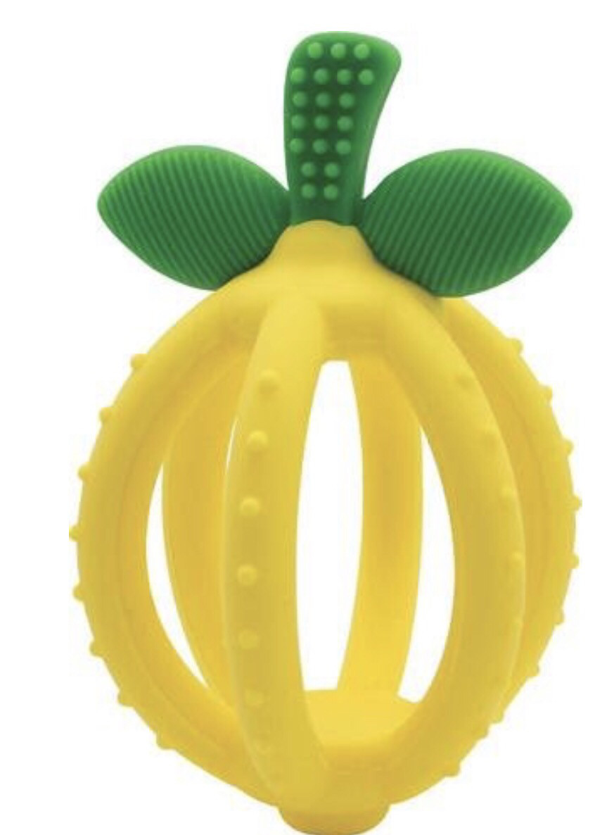 Bitzy Biter Lemon Drop Teething Ball & Training Toothbrush Bitzy Biter Lemon Drop Teething Ball & Training Toothbrush
