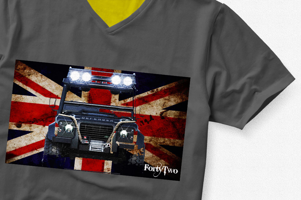 Landrover UK Flag Landrover Flag UK Tshirt