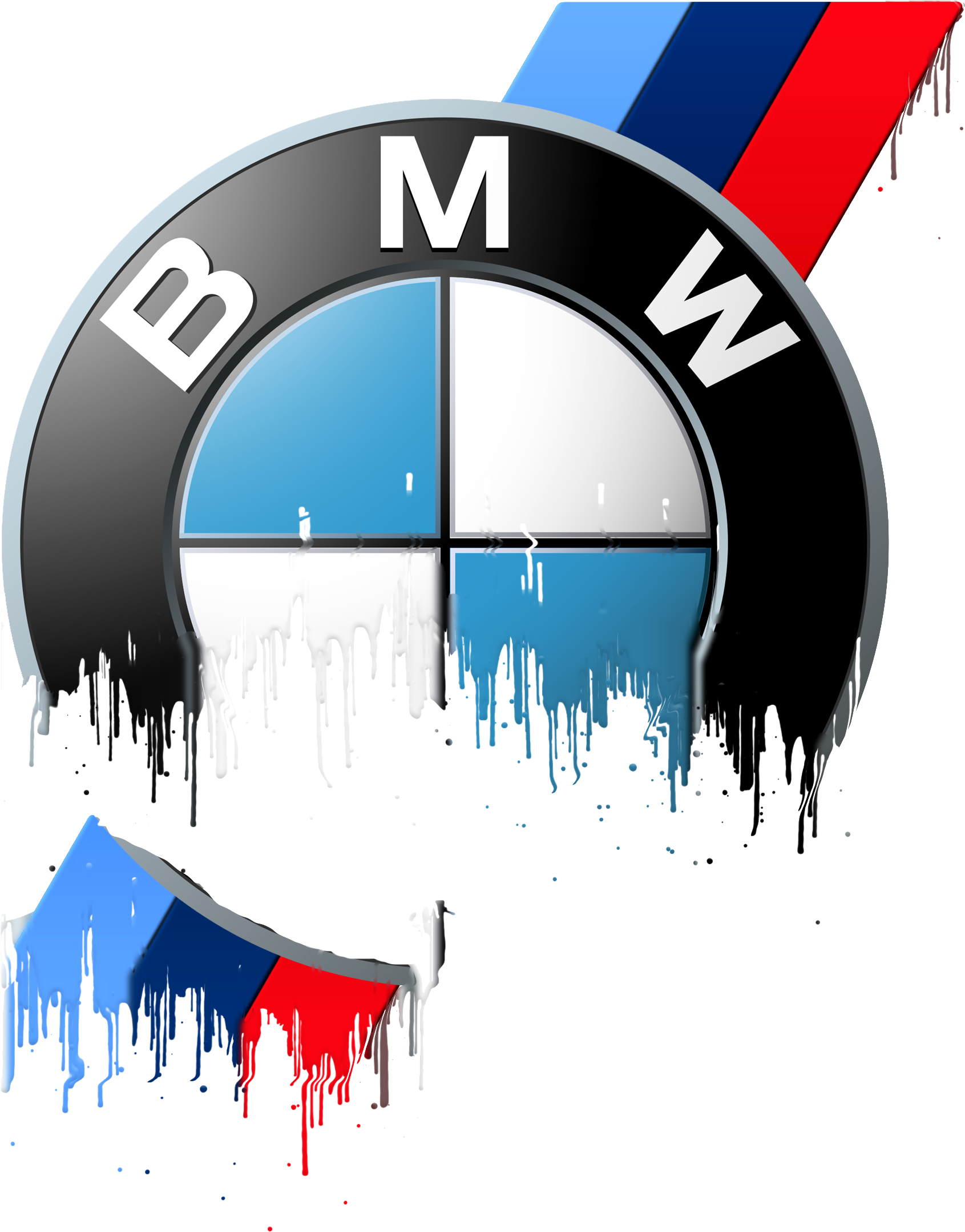 BMW Badge Liquid Metal